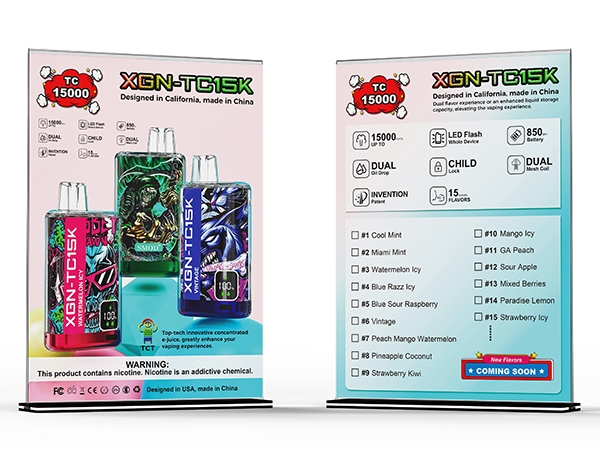 Marketing materials  Acrylic small display rack  TC15K