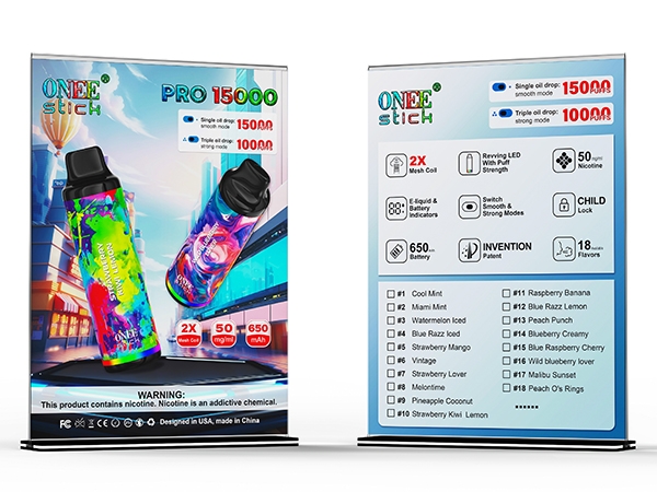 Marketing materials  Acrylic small display rack  PRO 15000